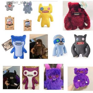 Gevulde pluche dieren Nieuwe originele Fuggler Ugly Monster Tands Plush speelgoed Little Monster Fashion Loveys Mini Short Plush Toy Childrens Plush Toy240327