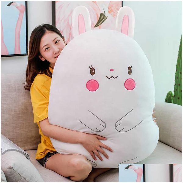 Peluche animaux en peluche NT dinosaure peluche oreiller doux mignon Shiba Inu coussin Kawaii chambre décor lapin jouets cadeaux d'anniversaire pour fille Otfic