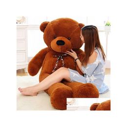 Peluche animaux en peluche Nt ours en peluche Kawaii grand 160Cm 180Cm 200Cm 220Cm peluche grande étreinte enfants poupée cadeau d'anniversaire Q0 Ot17J