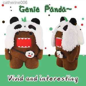Knuffels Panda Domo-Kun Dierenpluche Schattig speelgoed Zoet, zachter Cartoon pluche poppen Bedtime Companion VerjaardagscadeauL231228