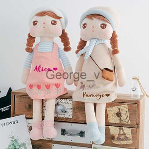 Stuffed Plush Animals Personalised Name Gift New Metoo Rabbit Angela Morandi Plush Doll Clothes Girl Stuffed Plush Toys for Children J230628