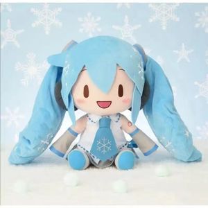 Animales de peluche de peluche Muñecas de peluche 32 cm Hatsune Miku Plushie Anime Fufu Almohada Kawaii Muñeca Juguetes para bebés Regalo de Navidad para niños Juguete para niñas 240314