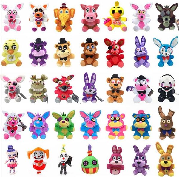 Animales de peluche rellenos Muñecas de peluche Pesadilla Cupcake Neón 8 pulgadas Juguete Fnaf Juguetes Rellenos Entrega de gotas Regalos Animales 240314