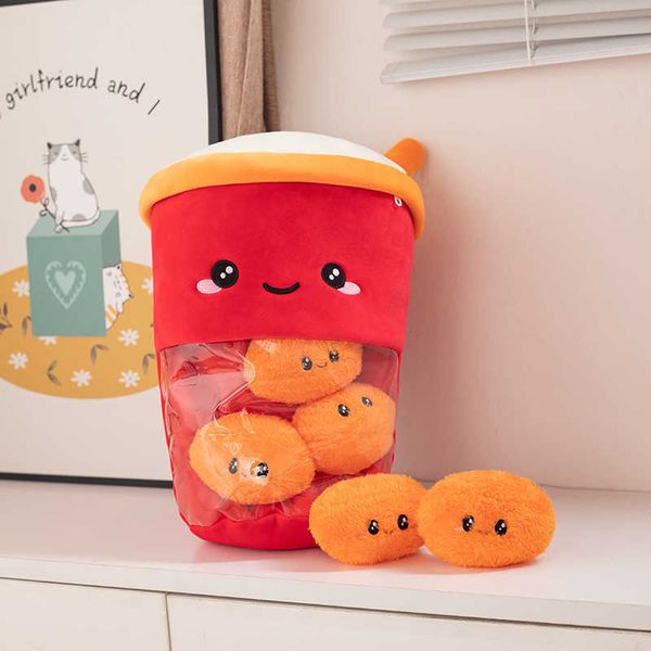 Bolsa de peluche de animales de peluche, juguetes con forma de pata de gato, bolsa de dulces de té de burbujas para regalo de cumpleaños y Navidad