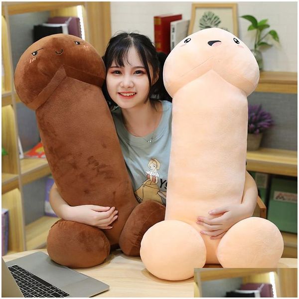 Animales de peluche rellenos oran por un largo Dingding Peluche de juguete Lanzar almohada Divertida escena de arena Regalo Novio Pierna Almeja Muñeca Entrega directa a Dhowa