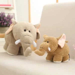En peluche en peluche simulation Elephant Hippo En peluche jouet doux caricaturé en peluche animal de poupée maison bébé bébé enfant d'anniversaire cadeau de Noël