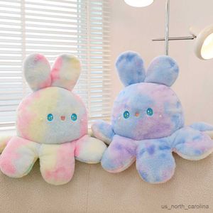 Simulación de animales de peluche de peluche conejo de peluche de peluche de peluche accesorios para el hogar de animales suaves lindos regalos para niños de muñeca relleno rentable R230811