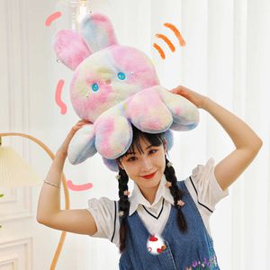 Animales de peluche, conejo de imitación, pulpo, juguete de peluche, animales suaves, accesorios para el hogar, muñeco de peluche divertido, regalos para chico