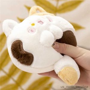 Animales de peluche de felpa, muñeco de gato de peluche negro pequeño, colores rellenos de dibujos animados, bolso para niña, llavero, juguetes colgantes