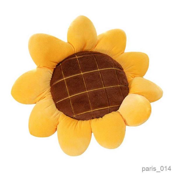 Animaux en peluche en peluche plante douce fleur de tournesol jouets en peluche chaise mignonne voiture coussin en peluche bureau sieste filles joli cadeau d'anniversaire R231026