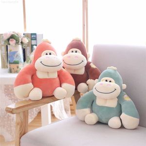 Gevulde Pluche Dieren Zachte Pluche Simulatie Gorilla Orang-oetan Gevulde Pop Speelgoed Baby Kids Kinderen Verjaardagscadeau Thuis Winkel decor L230707