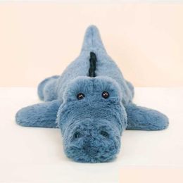 Animaux en peluche en peluche P animaux doux paresseux cheveux moelleux éléphant lion hippopotame câlin cadeau d'anniversaire garçon R231026 livraison directe Dhxhm