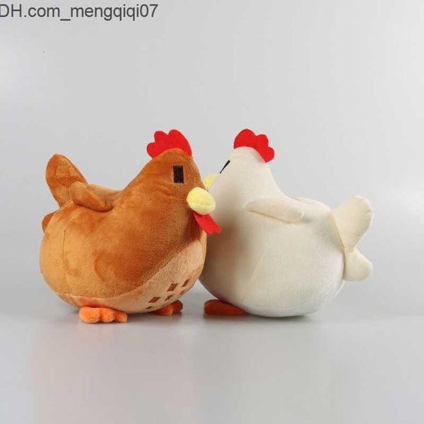 Animales de peluche rellenos Animales de peluche rellenos 22 cm Stardew Valley Pollo Almohada Juguetes de animales suaves Dibujos animados Niños Regalo de cumpleaños Navidad 230217 Z230701