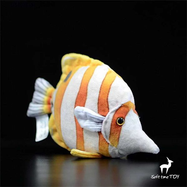 Animaux en peluche en peluche Fish tropical High Fidelity Anime Mignon Plance papillon poisson Plux Poushe