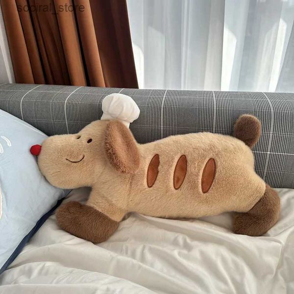 Animaux en peluche en peluche Unique Chien de chiot français Baguette Throw Oreiller de chef en peluche Chiens de chape