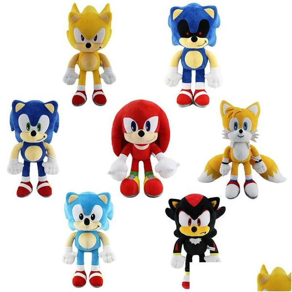 Animaux en peluche en peluche en gros 30 cm New Super Sonic Mouse P Doll Cartoon Animation Toys Drop Delivery Cadeaux DHUF4