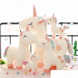 Gevulde Pluche Dieren Groothandel 30Cm Speelgoed Schattige Kleine Paard Speelgoed Soft Kids Cartoon Pop Kerst Verjaardag Geschenken Drop levering Dhlf7