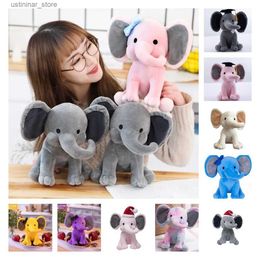 Animaux en peluche en peluche en gros petit éléphant choo jouets en peluche bébé apaise éléphant en peluche mignonne poupées accessoires de mariage festival de musique gifle l47