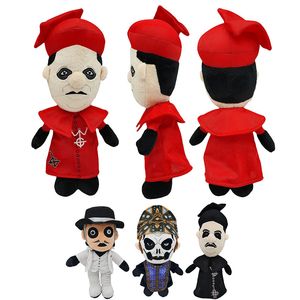 Jouets en peluche 24-28cm, poupée Cardinal Copia, chanteur fantôme, cadeaux d'halloween pour enfants, cadeau pour garçons, noir et rouge