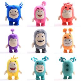 Jouets en peluche 9 pouces, poupées en peluche Oddbods mignonnes, animation drôle, figurine étrange, jouet en peluche doux pour enfants, cadeau de noël, rose, bleu, violet, orange