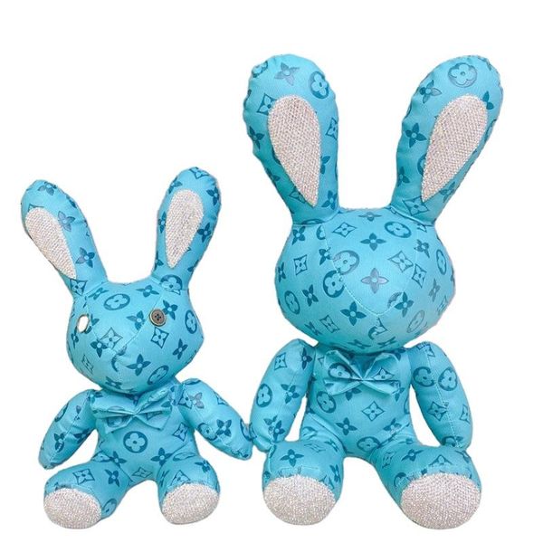 Rabbit en peluche en peluche de luxe Designer Bunny Childre