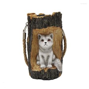 Stump Lawn Hanging Night Light Solar Powered Garden Lamp Outdoor LED Éclairage paysager décoratif