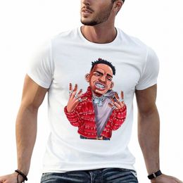 Stunna 4 Vegas T-Shirt uni surdimensionné t-shirts pour hommes f5JR #
