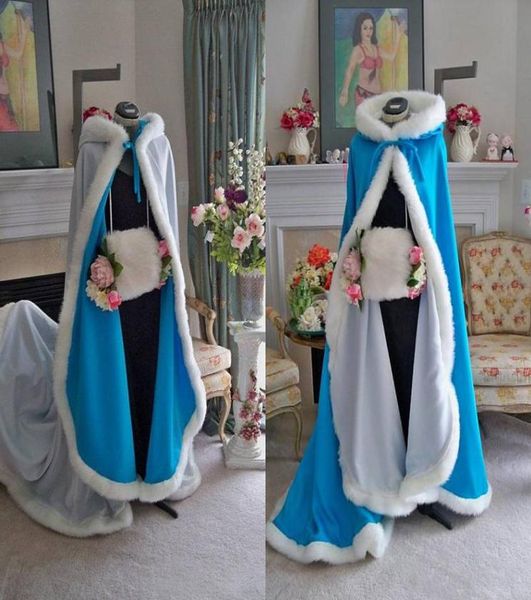 Superbes capes de mariée, enveloppes de mariage, vestes, Capes en fausse fourrure, parfaites pour l'hiver, Cape de mariée 6875680