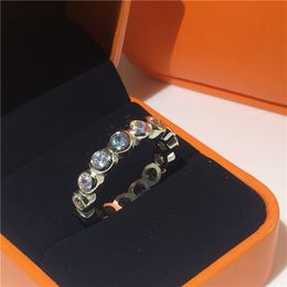 Impresionante anillo de banda de la eternidad para parejas, anillos de boda de compromiso de Color plata Real para mujeres y hombres, joyería de fiesta de 3mm AAAAA cz