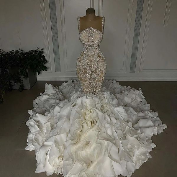 Stunningbride 2024 Crystal Sirène Robes de mariée