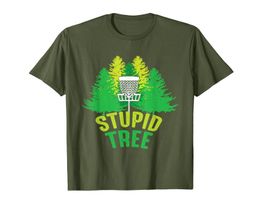 Stomme boom grappige frolf disc golf tshirt01234567895007431