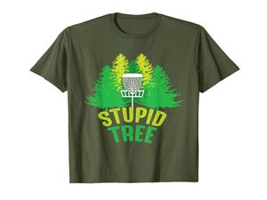 Stomme boom grappige frolf disc golf tshirt01234567895221915