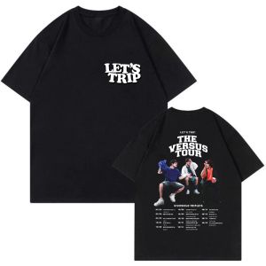 Sturniolo Triplets Laten Trip De Versus Tour T-shirt Vrouwen Mannen Y2K Streetwear Hip Hop Korte Mouw Grappige t-shirt Grafische Tees