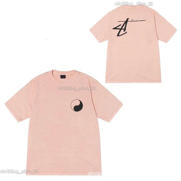 Stussy Shirt Fashion Street Trend Signs for Men Womens Shirts Designer Cottons Tops Man S Casual Luxury Trend Brand A138 487 158