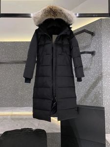 Designer Canadian Goose Vestes Version mi-longue Puffer Down Veste Femme Down Parkas Hiver Épais Manteaux Chauds Femmes Coupe-Vent Streetwear