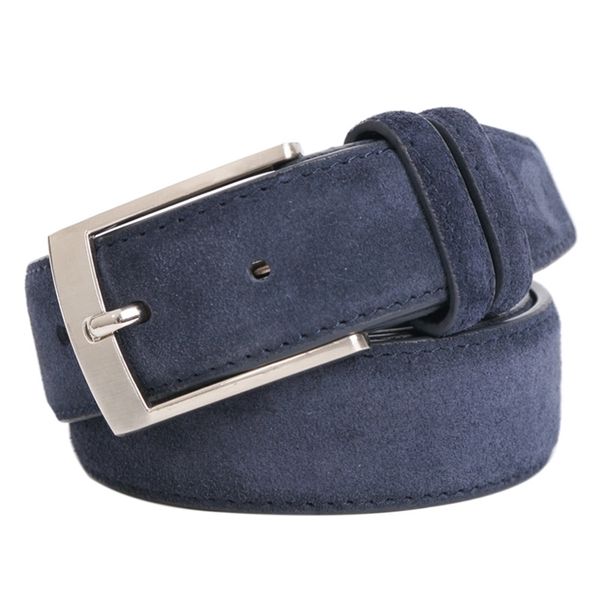 Style Marque De Mode Welour Ceinture En Cuir Véritable Pour Jeans Hommes Mens De Luxe Bretelles En Daim 220402