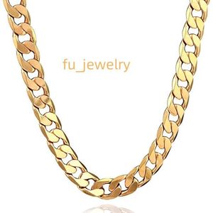 Stijl Sieraden Curb Cubaanse Link Chain 18K Gouden Ketting Hip HOP Figaro Punk voor Mannen Messing KLASSIEK Geometrisch Turkije 1 st/polybag