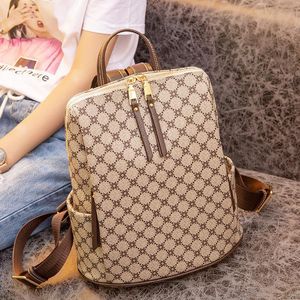 Sac à épaules pour femmes de style Lady Designer Sac à dos en cuir de mode Sacs d'épaule pour femmes de grande capacité Backpacks