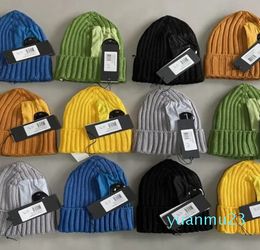 Estilo único e duplo óculos bolsos gorros malha boné masculino feminino esportes chapéu ao ar livre à prova de vento quente malha