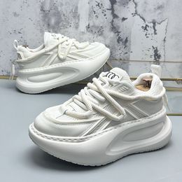 Style Wedding Shoes Dress Business British Fashion Party Lace-Up Mesh Breathable Light Sport Sneakers décontractés Toe Round Bottom Leisure Walking Locs W35 179