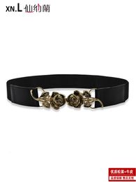 stijl met rokdecoratie retro elastische riem dames dun eenvoudig veelzijdig klein donsjack tailleafdichting s 240219