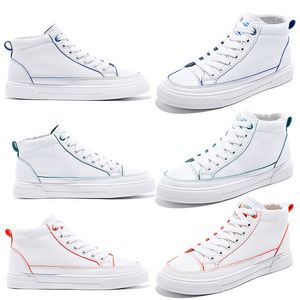 Stijl Dames Canvas Plat Schoenen Drievoudig Wit Rood Groen Blauw Stof Comfortabele Trainers Designer Sneakers 35-40