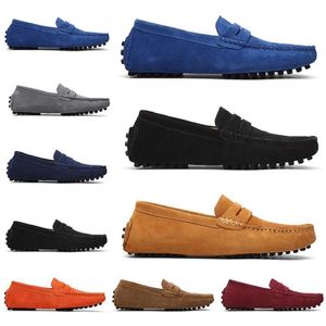 Style10 Fashion Men Dress Shoes Black Blue Wine Red Ademend Comfortabele heren Trainers Canvas Shoe Sports Sneakers Lopers Maat 40-45