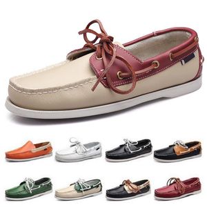 Style10 Herenkledingschoenen leer Brits zwart wit bruin groen geel rood mode outdoor comfortabel ademend Designer sportschoen