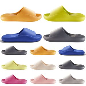 Style100 Hommes Femmes Pantoufles Été Diapositives Designer Sandales Classique Plage Imperméable Vert Rose Rouge Jaune Orange Bleu Gris Hommes Pantoufle Sandale Diapositive 36-45