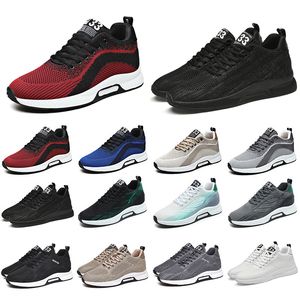 Style13 Gai Men Running Shoes Créner Sneaker Fashion Black KaKi Gris Gris Blanc Blue Blue Sable Brestable Trainers extérieurs Sports Sports 40-45