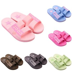 Style19 Mannen Vrouwen Slippers Zomer Slides Sandalen Zomer Zwart Roze Koffie Groen Blauw Kust Badkamer Heren Antislip Slipper Sandaal Maat 36-45