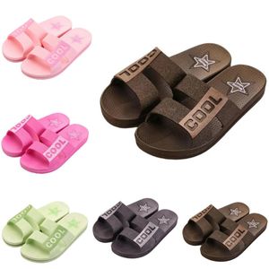 Style42 Mannen Vrouwen Slippers Zomer Slides Sandalen Zomer Zwart Roze Koffie Groen Blauw Coast Badkamer Heren Antislip Slipper Sandaal Slide Maat 36-45