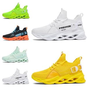 Style58 39-46 Mode Ademend Heren Womens Running Schoenen Drievoudig Zwart Wit Groen Schoen Outdoor Heren Dames Designer Sneakers Sporttrainers Oversize