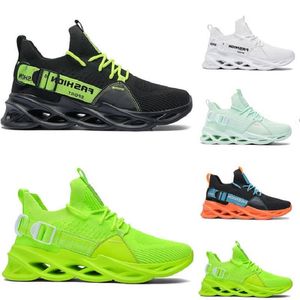 Style60 39-46 Mode Ademend Heren Womens Running Schoenen Drievoudig Zwart Wit Groen Schoen Outdoor Heren Dames Designer Sneakers Sport Trainers Oversize